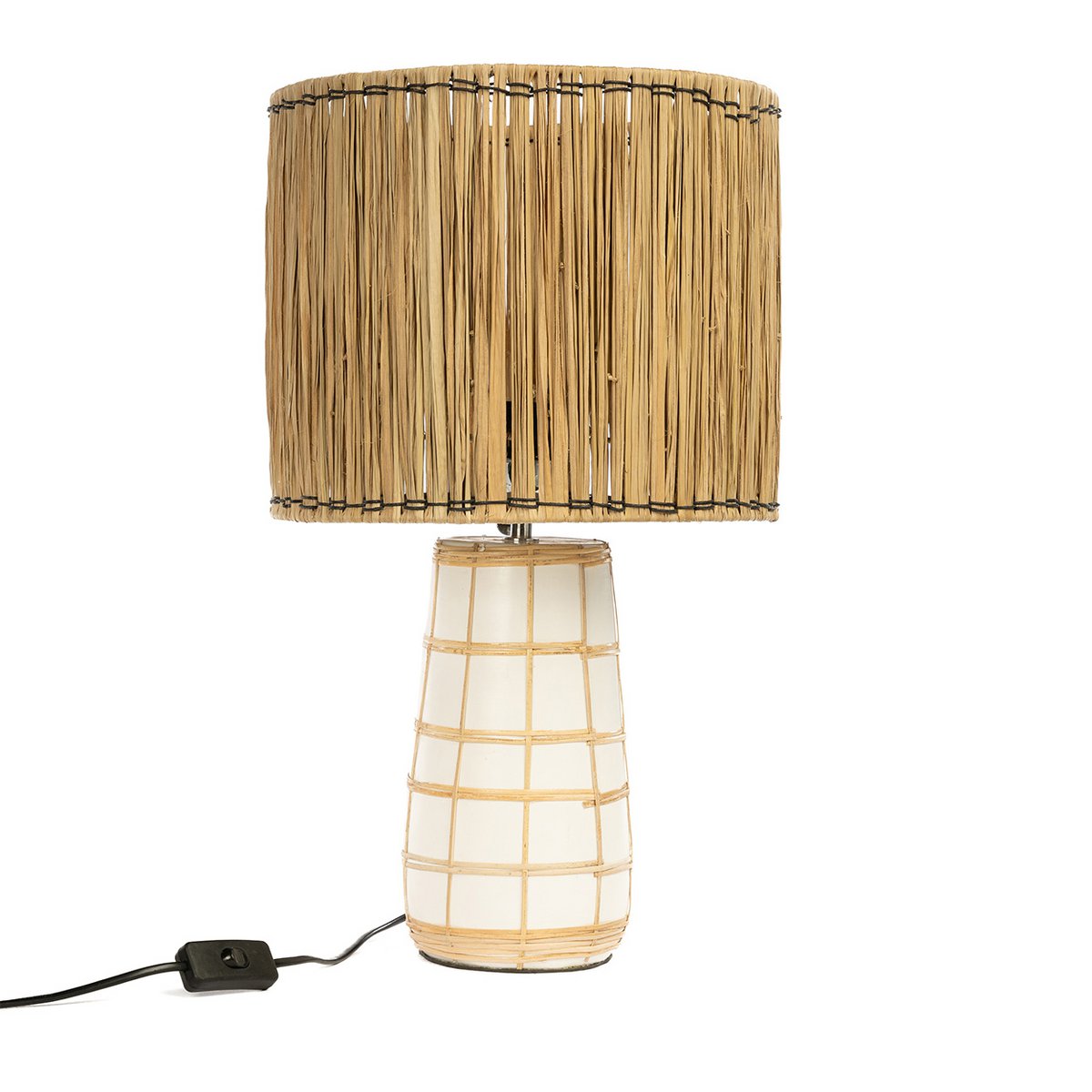 Table Lamp Molokai White Natural