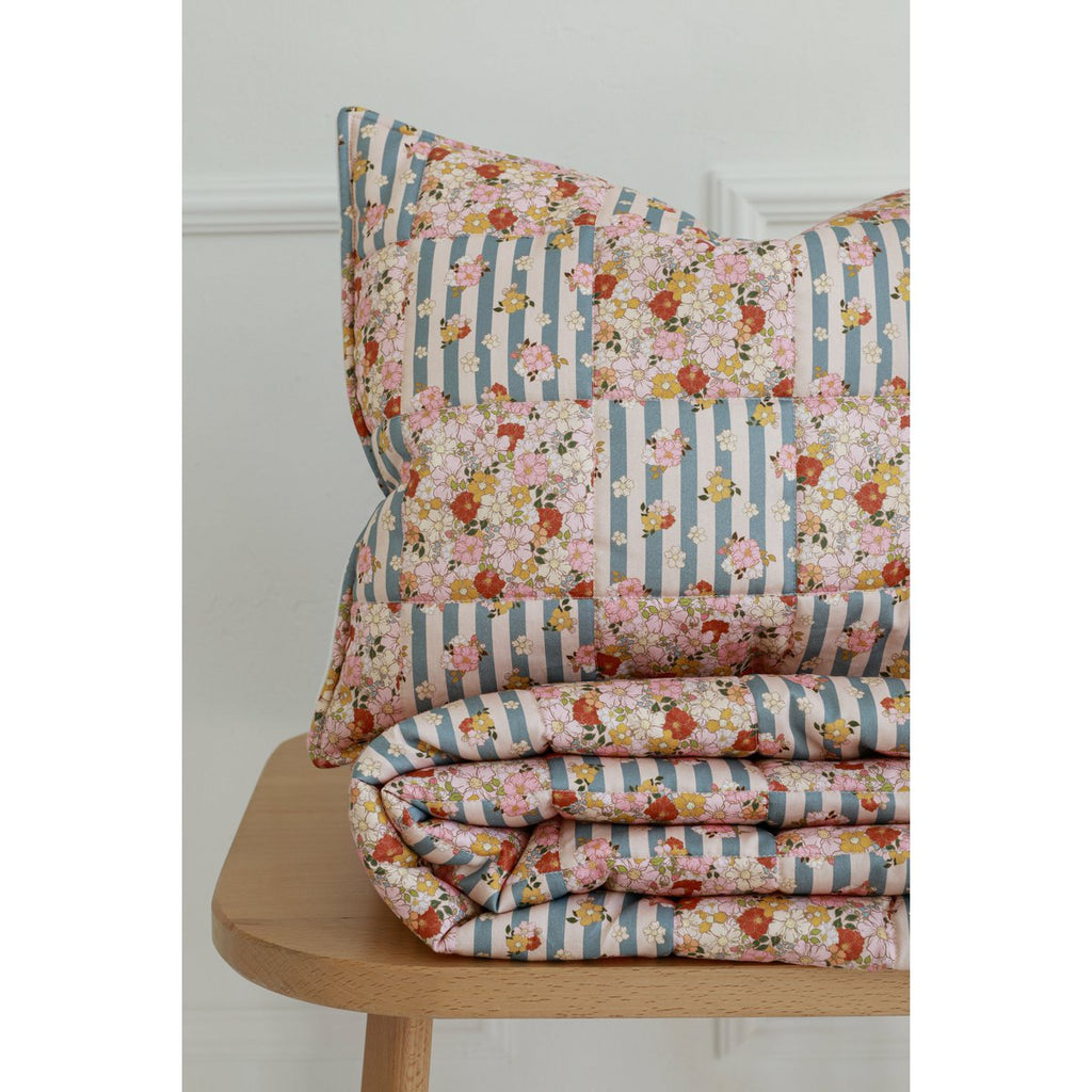 Summer Garden Blanket And Pillow Set - For Children