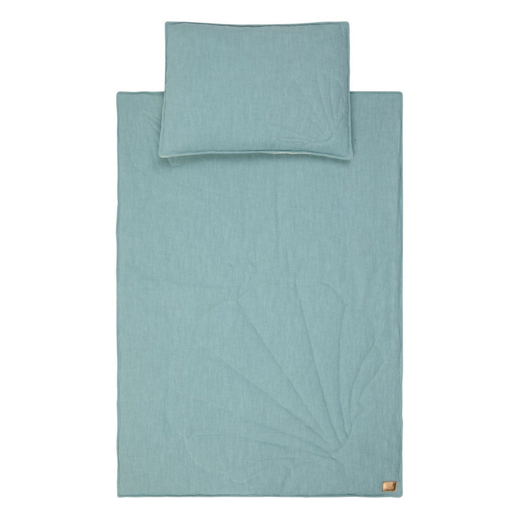 Shell Sea Blanket And Pillow Set For Infants