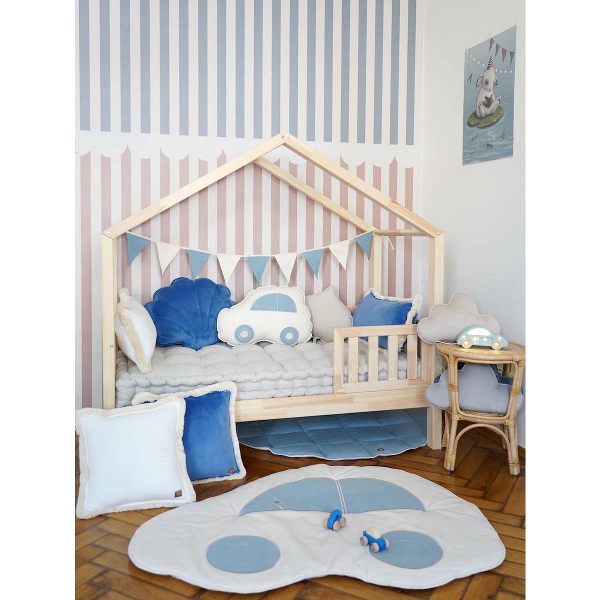 Rotaļu Paklājs Car Jeans