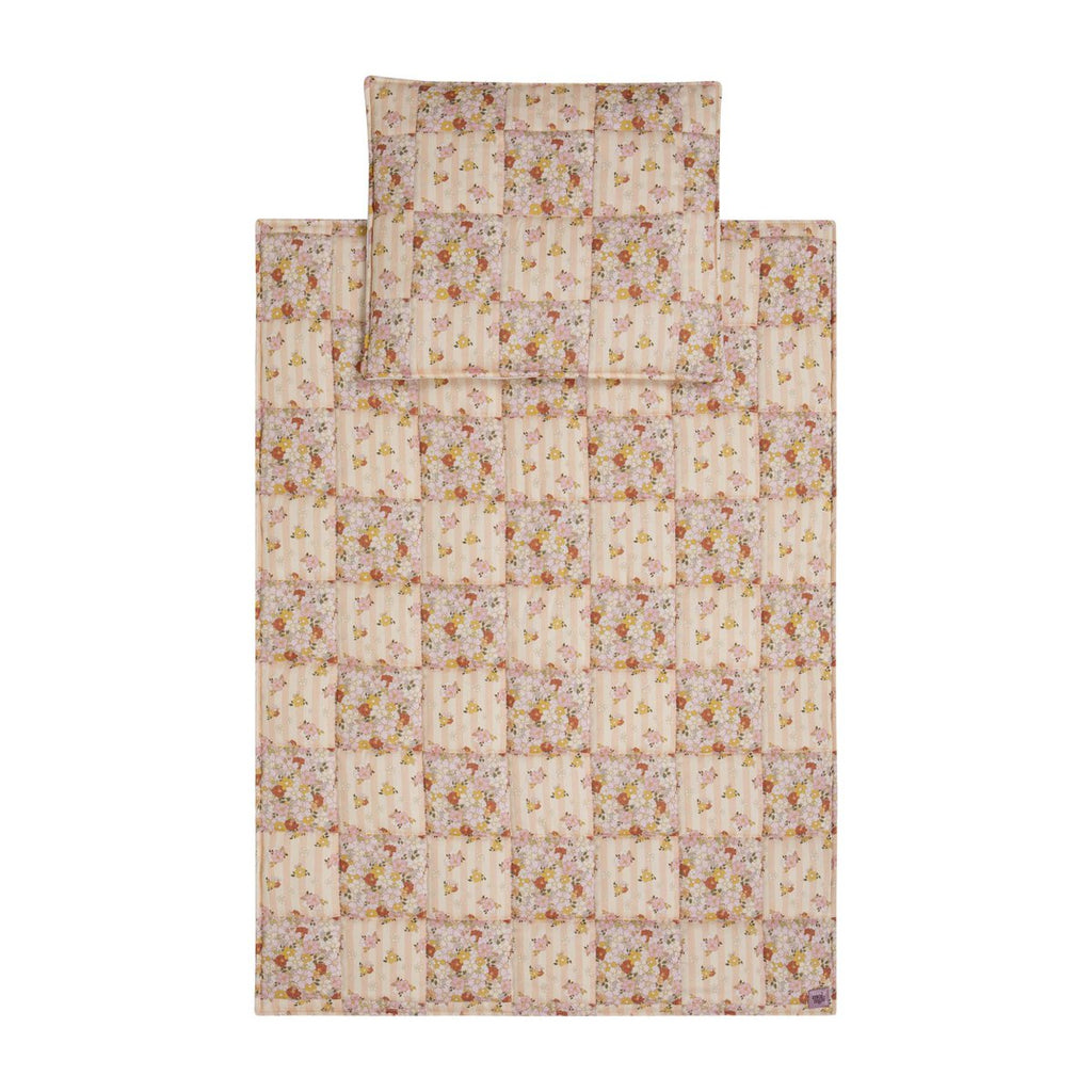 Spring Garden Blanket And Pillow Set For Infants