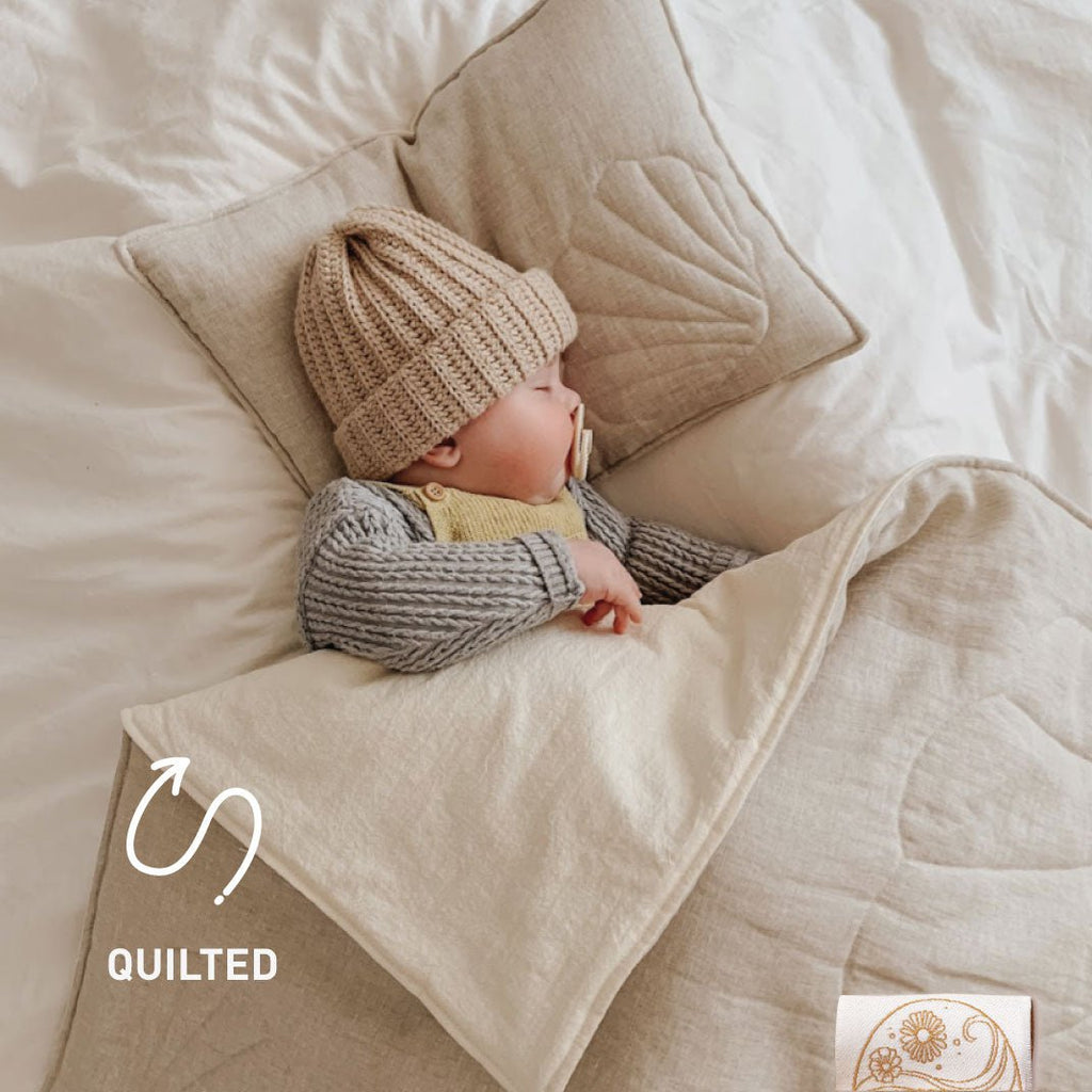 Shell Sand Children'S Blanket And Pillow Set