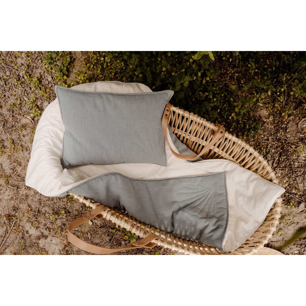 Shell Sea Blanket And Pillow Set For Infants