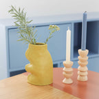 Fluxo Ceramic Vase Large - Pistachio