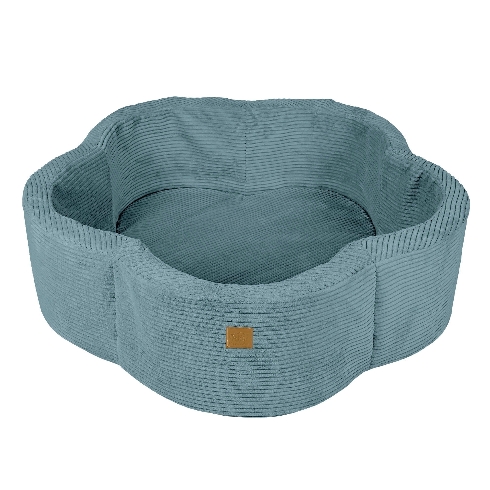 Foam Baby Ball Pit - Aesthetic Turquoise Flower