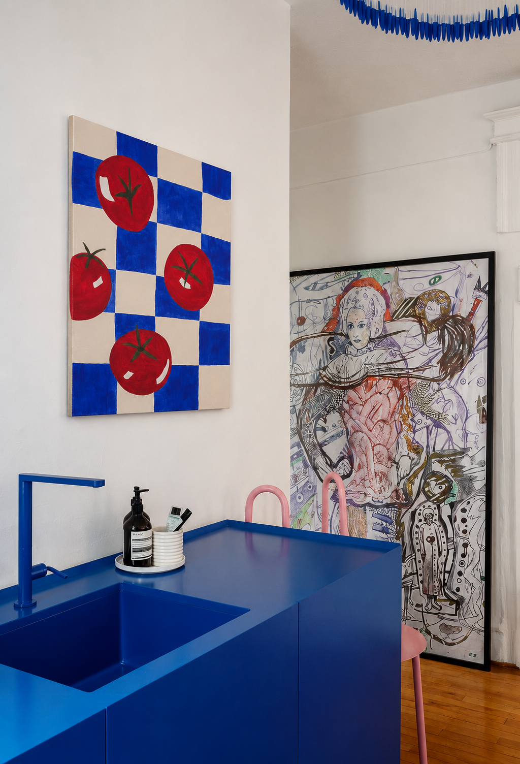 Painting Ultramarine Tomato