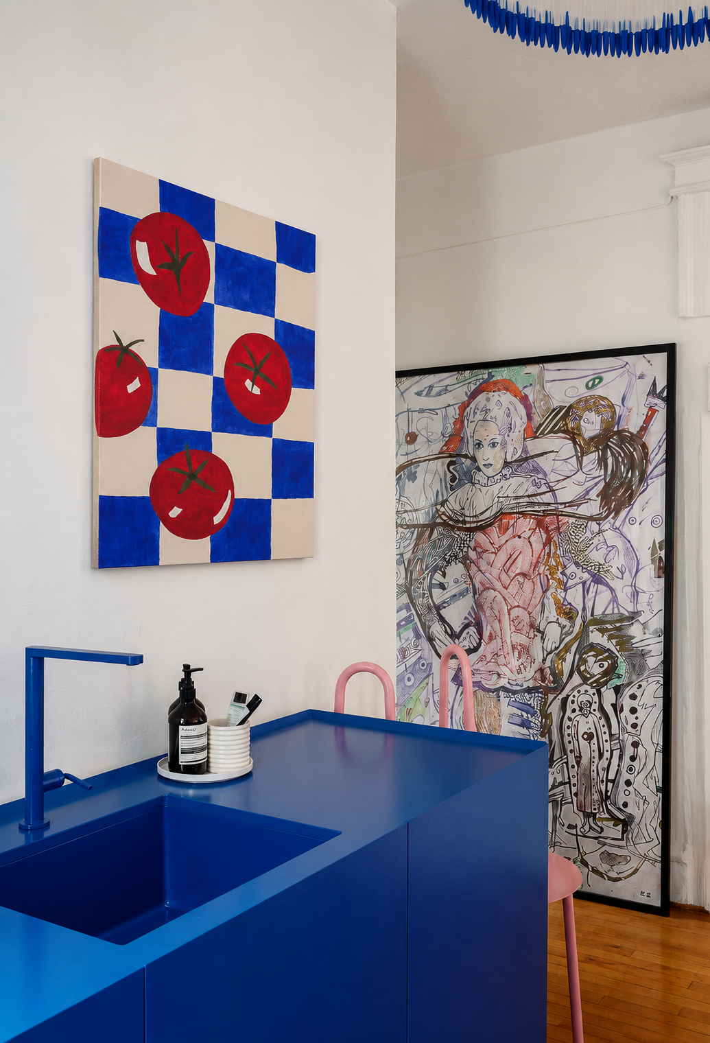 Painting Ultramarine Tomato