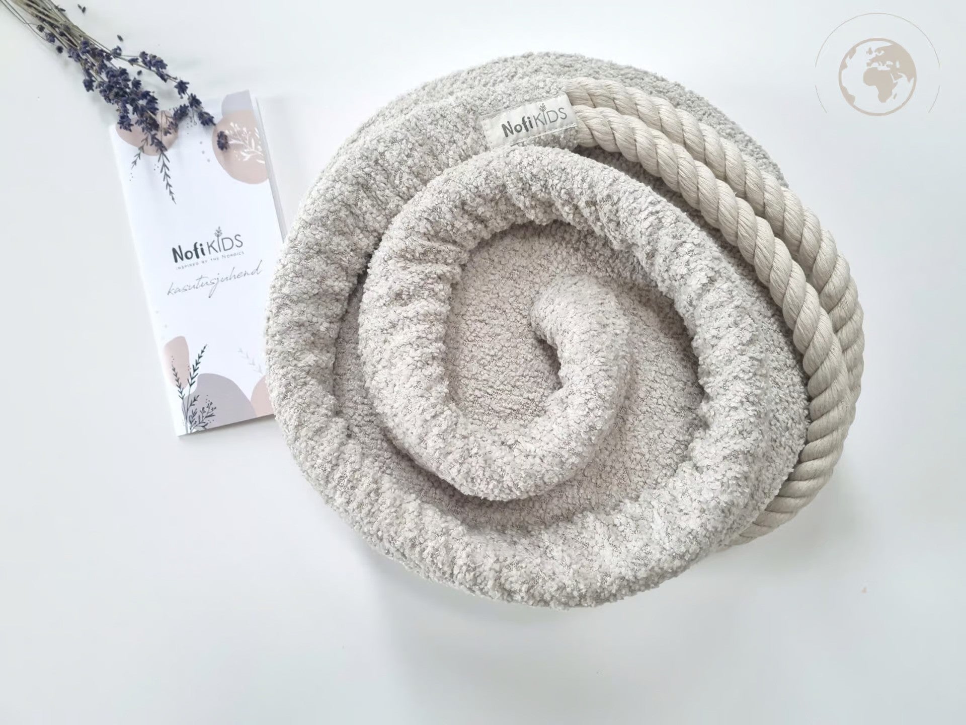 HopOn Swing - Bouclé Pearl White