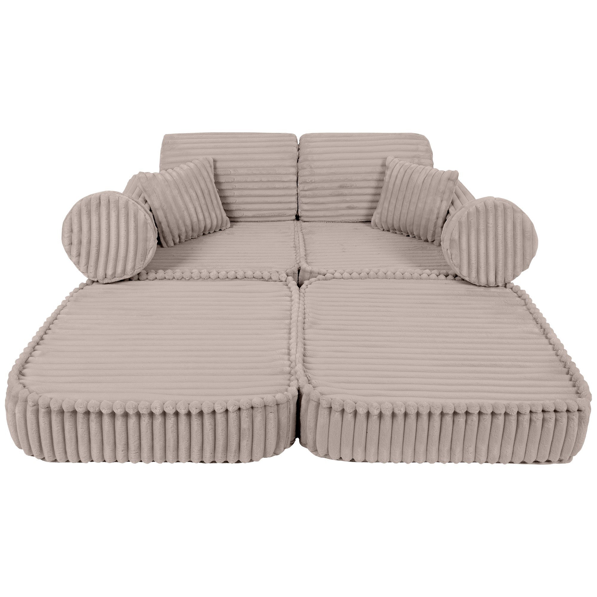 Medium Modular Sofa for Kids - Churros Beige