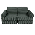 Medium Modular Sofa for Kids - Churros Forest Green