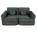 Medium Modular Sofa for Kids - Churros Forest Green