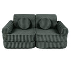 Medium Modular Sofa for Kids - Churros Forest Green