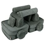 Medium Modular Sofa for Kids - Churros Forest Green