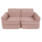 Medium Modular Sofa for Kids - Churros Pink