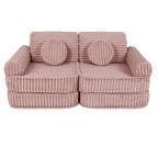 Medium Modular Sofa for Kids - Churros Pink