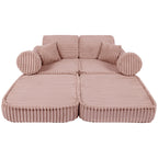 Medium Modular Sofa for Kids - Churros Pink