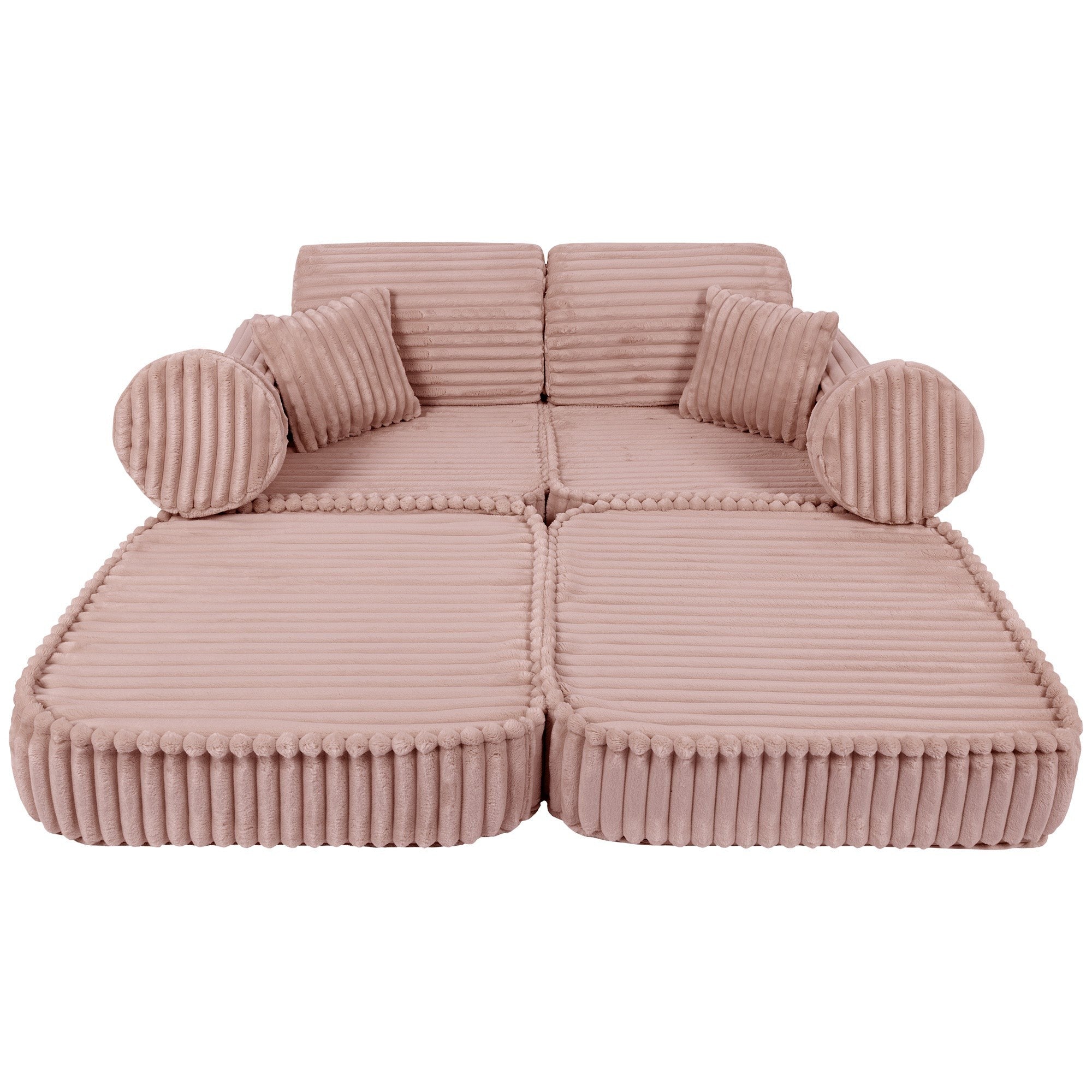 Medium Modular Sofa for Kids - Churros Pink