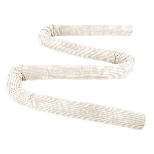 Protective Roll Bumper for Baby Crib – Ecru