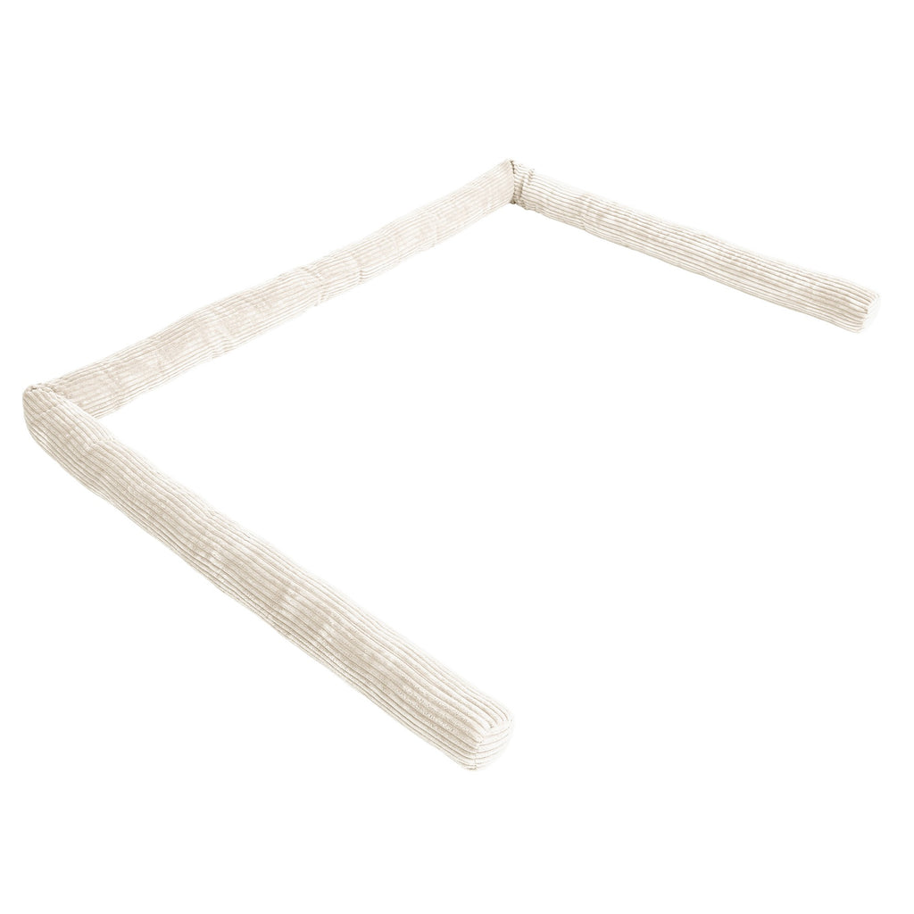 Protective Roll Bumper for Baby Crib – Ecru